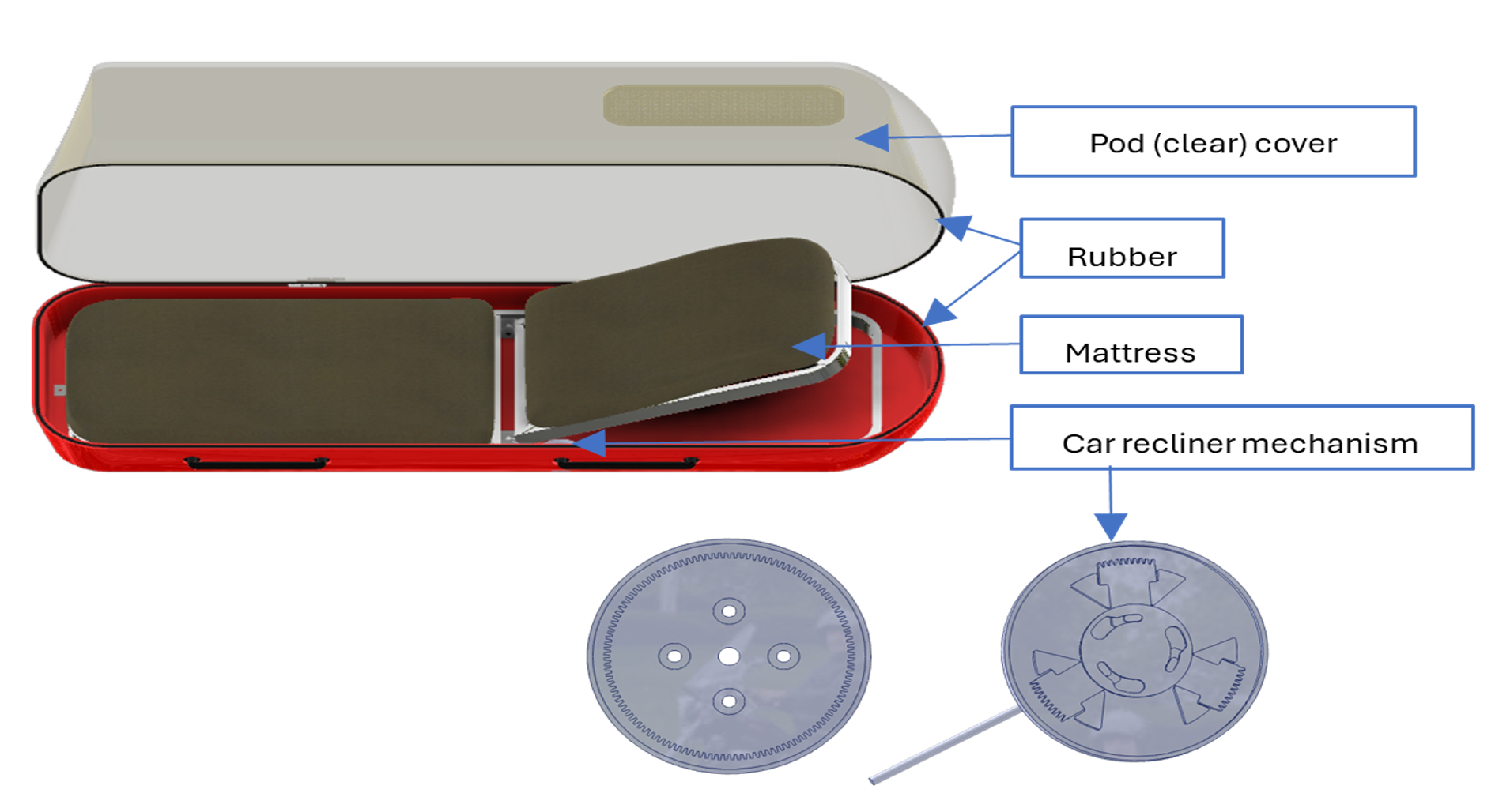 CAD drawing of Concept 1